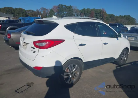 2015 Hyundai Tucson Limited из США, поврежденный, VIN KM8JUCAG1FU088009